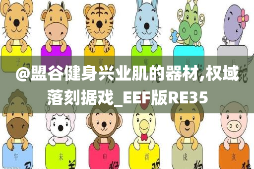 @盟谷健身兴业肌的器材,权域落刻据戏_EEF版RE35
