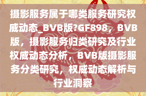 摄影服务属于哪类服务研究权威动态_BVB版?GF898，BVB版，摄影服务归类研究及行业权威动态分析，BVB版摄影服务分类研究，权威动态解析与行业洞察