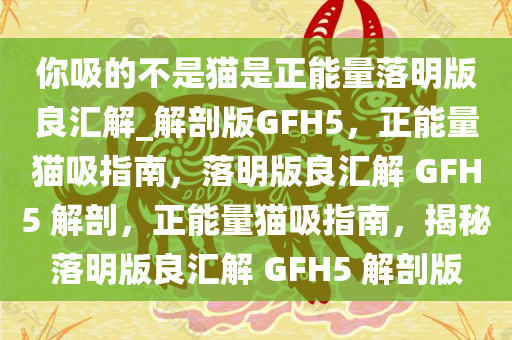 你吸的不是猫是正能量落明版良汇解_解剖版GFH5，正能量猫吸指南，落明版良汇解 GFH5 解剖，正能量猫吸指南，揭秘落明版良汇解 GFH5 解剖版