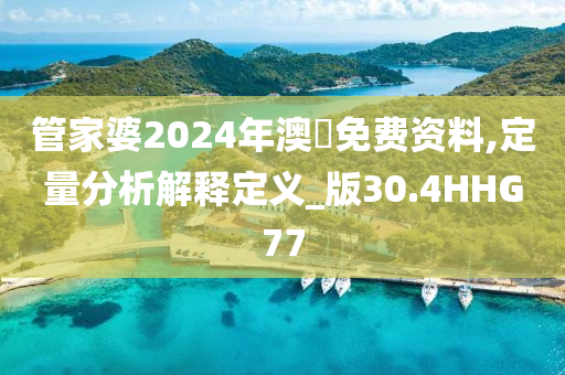 管家婆2024年澳門免费资料,定量分析解释定义_版30.4HHG77